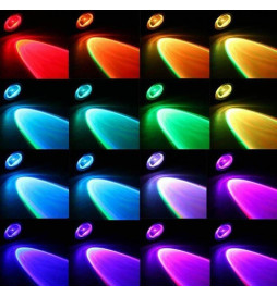 Lámpara LED Sumergible DC12V - 12W - IP68 - RGB