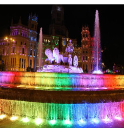 Lámpara LED Sumergible DC12V - 12W - IP68 - RGB