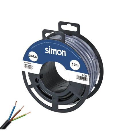 Manguera Redonda H05VV-F 3x1,5 - 10M