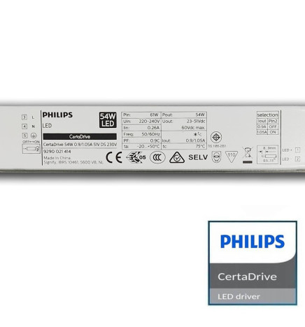 Réglette Étanche LED Intégrée 50W Driver Philips COREPLUS - CCT - 150cm
