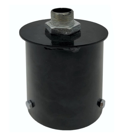 Coupling support for LED street lamp - 90mm