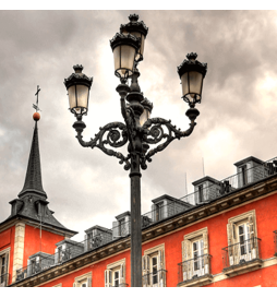 Farol LED Palácio Aluminio 40W-50W-65W-100W