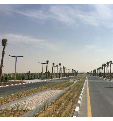 LED-gatubelysning 50W Wanda - 4 meter