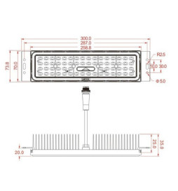 Farola LED HELGA 100W - 4 metros - 6 metros