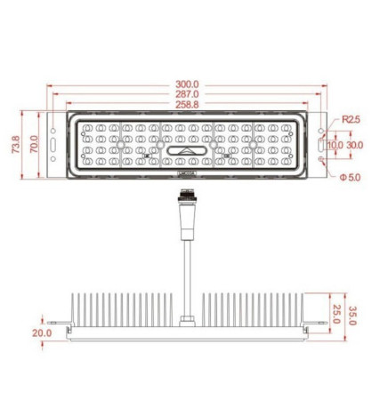 Farola LED HELGA 100W - 4 metros - 6 metros