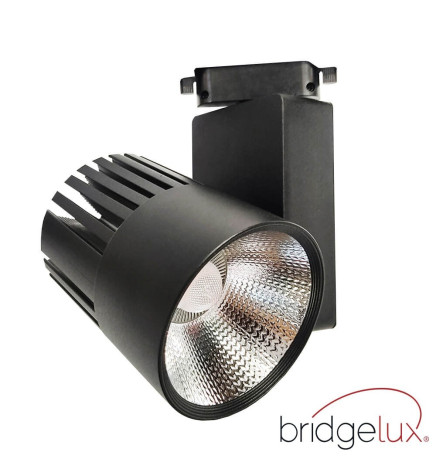 40W LED skinnespot GRAZ sort 1-fase BRIDGELUX Chip CRI+ 92