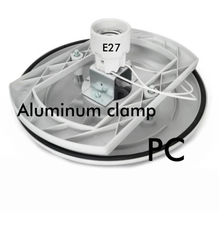 Réverbère Globo Anti pollution Lumineuse pour ampoule  LED E27 - 40W -50W