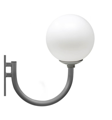 Globe Streetlamp for E27 LED Lamp