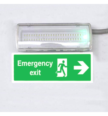 LED-nödljus 4W + takuppsättning + permanent ljusalternativ - IP65