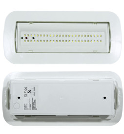 LED-hätävalo 4W + kattosarja + pysyvä valon vaihtoehto - IP65