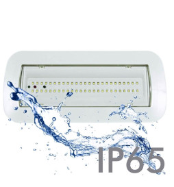 LED nødlys 4W + loftsæt + permanent lysalternativ - IP65