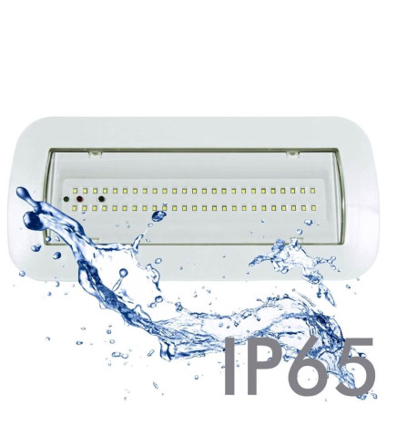 LED-nödljus 4W + takuppsättning + permanent ljusalternativ - IP65