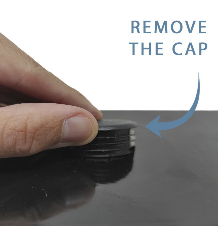 Supporto per 1 o 2 faretti per colonna di illuminazione pubblica