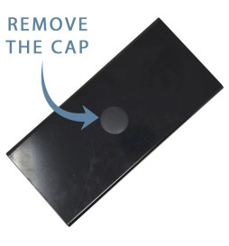 Supporto per 1 o 2 faretti per colonna di illuminazione pubblica