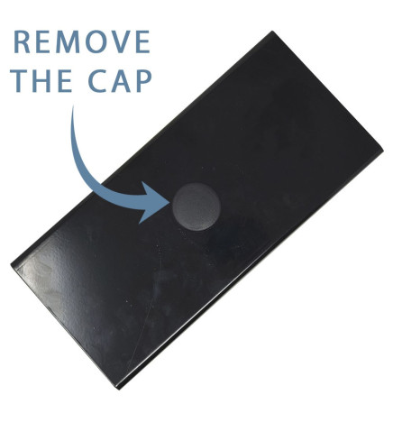 Suporte para 1 ou 2 projetores para coluna de iluminação pública