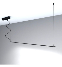 Linearlampe Pendelleuchte - MILANO SLIM SCHWARZ - 0,5 m - 1 m - 1,5 m - 2 m - IP54