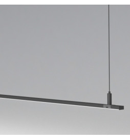 Lampada lineare Sospensione - MILANO SLIM NERO - 0.5m - 1m - 1.5m - 2m - IP54