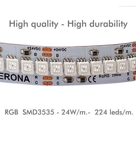 Lámpara Lineal Colgante LED RGB - MUNICH SLIM NEGRO - 0.5m - 1m - 1,5m - 2m - IP54