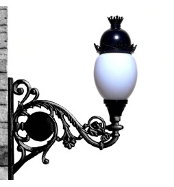 Suporte de poste para Farol LED - Palácio - Alumínio - 65cm