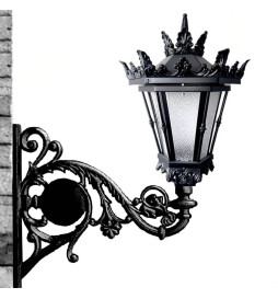 Støtte til LED gadelygte - Palads - Aluminium - 65cm