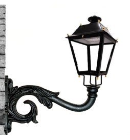 Stöd för LED-gatlykta Barroca-aluminium. 56 cm