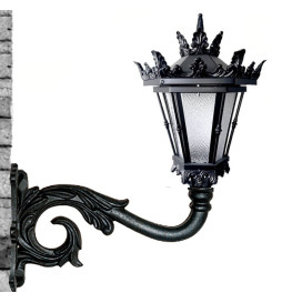 Stöd för LED-gatlykta Barroca-aluminium. 56 cm
