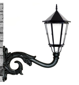 Stöd för LED-gatlykta Barroca-aluminium. 56 cm