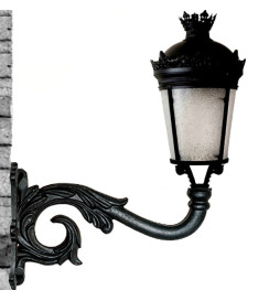 Tuki LED-katuvalaisimelle Barroca-alumiini. 56 cm