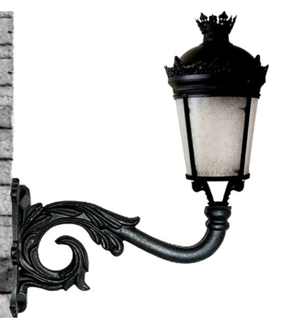 Tuki LED-katuvalaisimelle Barroca-alumiini. 56 cm