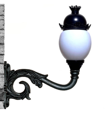 Tuki LED-katuvalaisimelle Barroca-alumiini. 56 cm