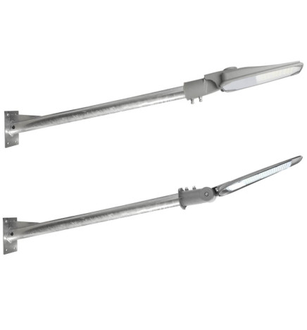 Support de Lampadaire - Acier Galvanisé - 1m.