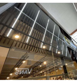 Linear LED Batten - NEW YORK  SILVER - 0.5m - 1m - 1.5m - 2m - IP54