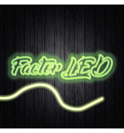 Cirkulær neon fleksibel LED 220V 16mm spole 25m - 9.6W / m - Grøn