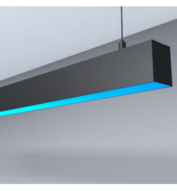 Linear Lamp Pendant LED RGB - MUNICH SLIM BLACK - 0.5m - 1m - 1.5m - 2m - IP54