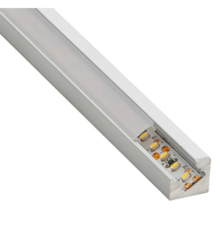 LED-linjestang - Overflate - TEXAS Sølv - 0,5m - 1m - 1,5m - 2m