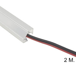 Linear LED Bar - Surface - TEXAS - SILVER - 0,5m - 1 m - 1,5m - 2m