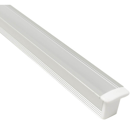 Integroitu LED-lineaarinen palkki - Upotettava - PHILADELPHIA HOPEA -24V- 0,5m - 1m - 1,5m - 2m