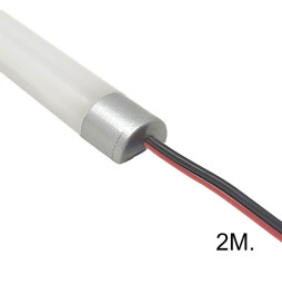 Integrated LED Linear Batten - Surface - TENNESEE - SILVER -24V- 0,5m - 1 m - 1,5m - 2m