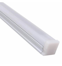 Barre Linéaire LED intégrée - Surface - DETROIT ARGENT -24V- 0.5m - 1m - 1.5m - 2m