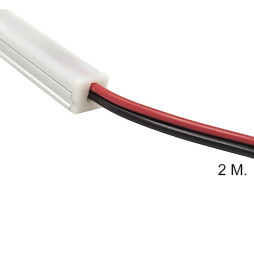 Integrerad LED linjär stång - Yta - DETROIT SILVER -24V- 0.5m - 1 m - 1.5m - 2m