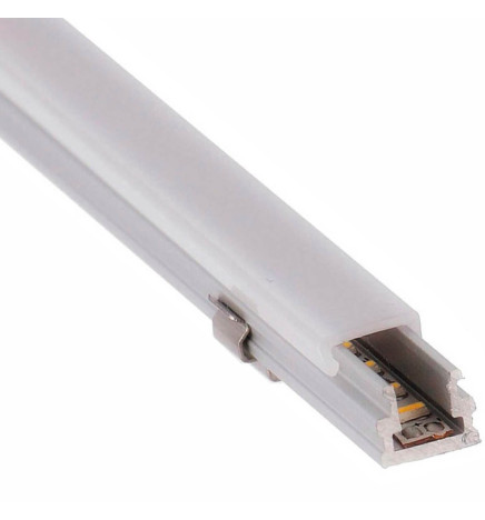 Integrert LED-linjestang - Overflate - DETROIT Sølv -24V- 0,5m - 1m - 1,5m - 2m