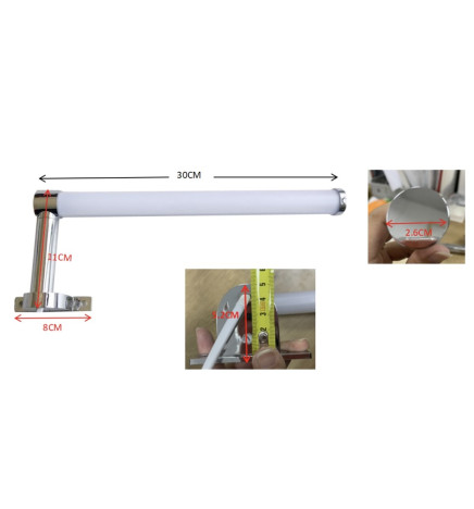 Aplique 6W SOTRA LED - Crómio - 4000K