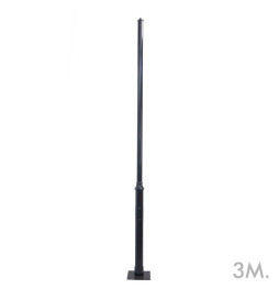 Colonne REKA Noir - 3 mètres - 4 mètres