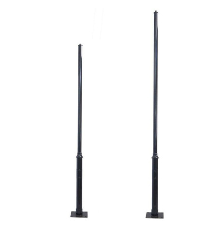 Column REKA Black - 3 meters - 4 meters