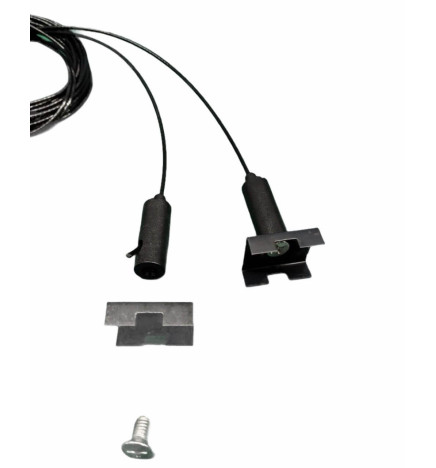 Lineær lampe - vedhæng - MILANO SLIM SORT - 0,5 m - 1 m - 1,5 m - 2 m - IP54