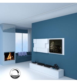 Lineær lampe LED - overfladeloft  - NEW YORK  HVID - 0,5 m - 1 m - 1,5 m - 2 m - IP54