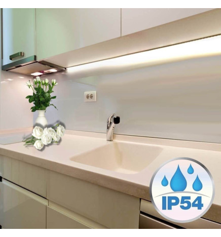 Linear LED Batten - NEW YORK  WHITE - 0.5m - 1m - 1.5m - 2m - IP54