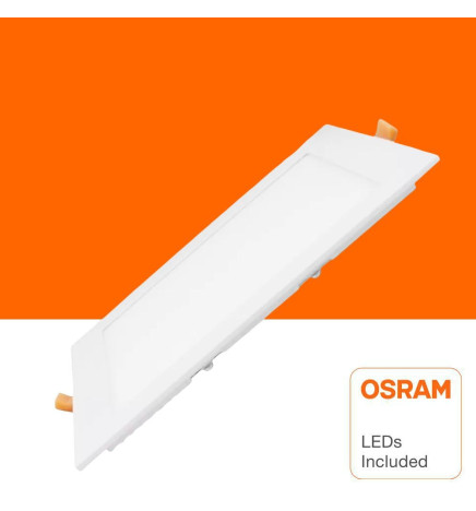 LED-paneelin alasvalo neliö - Slim - 20W - OSRAM CHIP DURIS E 2835
