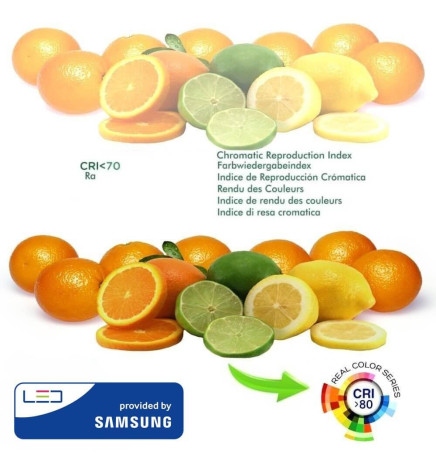 LED Spotlight GU10 6W SAMSUNG GLASS