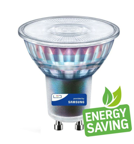 Dicroica LED 6W SAMSUNG GU10 GLASS